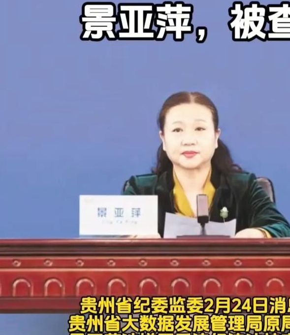 贵州厅官景亚萍为何被双开?揭露背后的原因与影响! 贵州厅官景亚萍为何被双开?揭露背后的原因与影响!