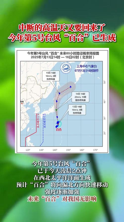 揭秘台风‘百合’生成内幕：如何预测2025年7月13日的风暴路径，助你做好应对准备