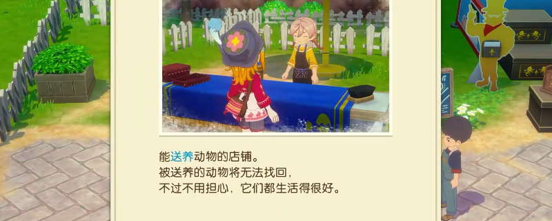 如何轻松处理牧场物语 风之繁华集市中的动物送养问题？