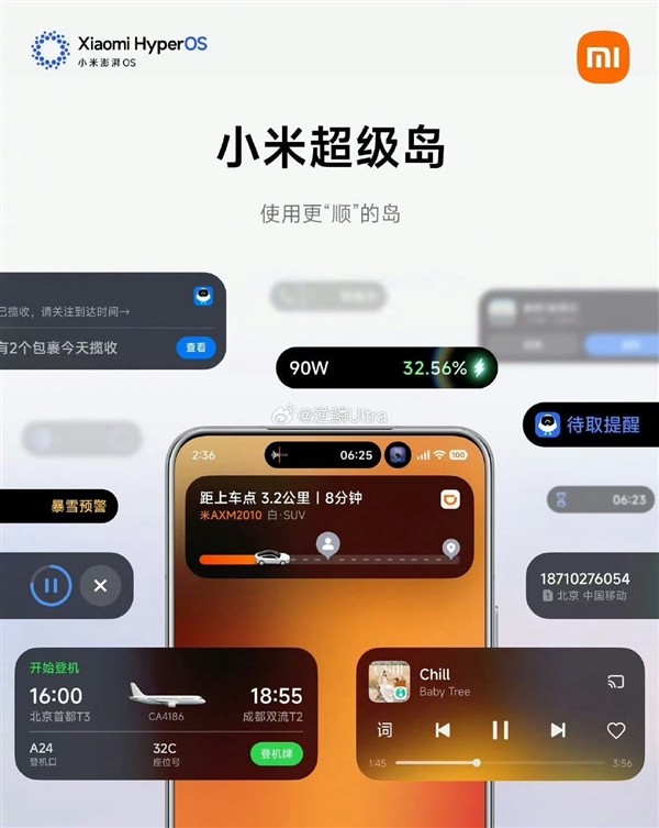 揭秘小米澎湃OS 3超级岛更新：三方应用接入带来哪些惊喜？