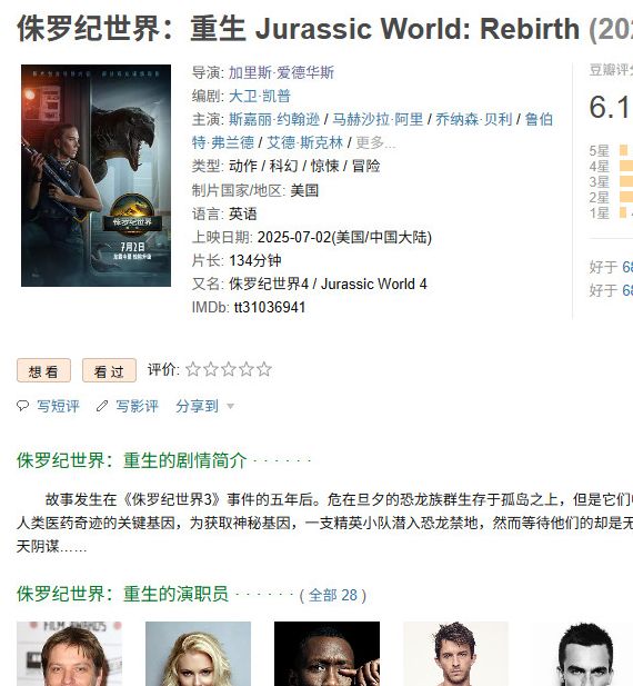 侏罗纪世界：重生流媒体上线，票房突破7.6亿美元！——你知道其中的秘密吗？