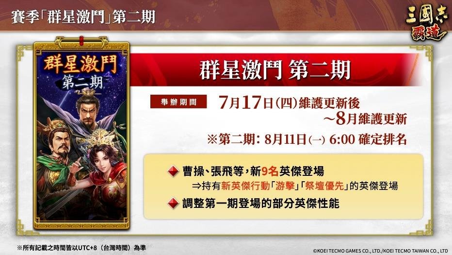 三国志 霸道新赛季开启！全面解读「群星激斗」第二期亮点