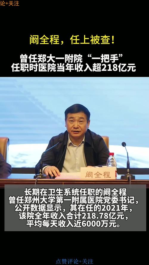 亚洲最大医院前院长阚全程被查:揭秘医疗行业内情,助你了解事件真相 亚洲最大医院前院长阚全程被查:揭秘医疗行业内情,助你了解事件真相