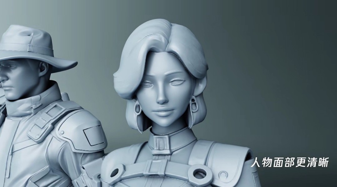 腾讯发布全新3D模型，精度提升3倍！手办建模逼真效果揭秘！
