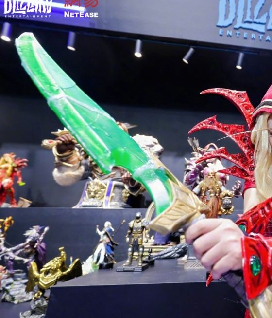 2米高巫妖王雕像值28.8万元!你愿意在CJ现场带回家吗? 2米高巫妖王雕像值28.8万元!你愿意在CJ现场带回家吗?