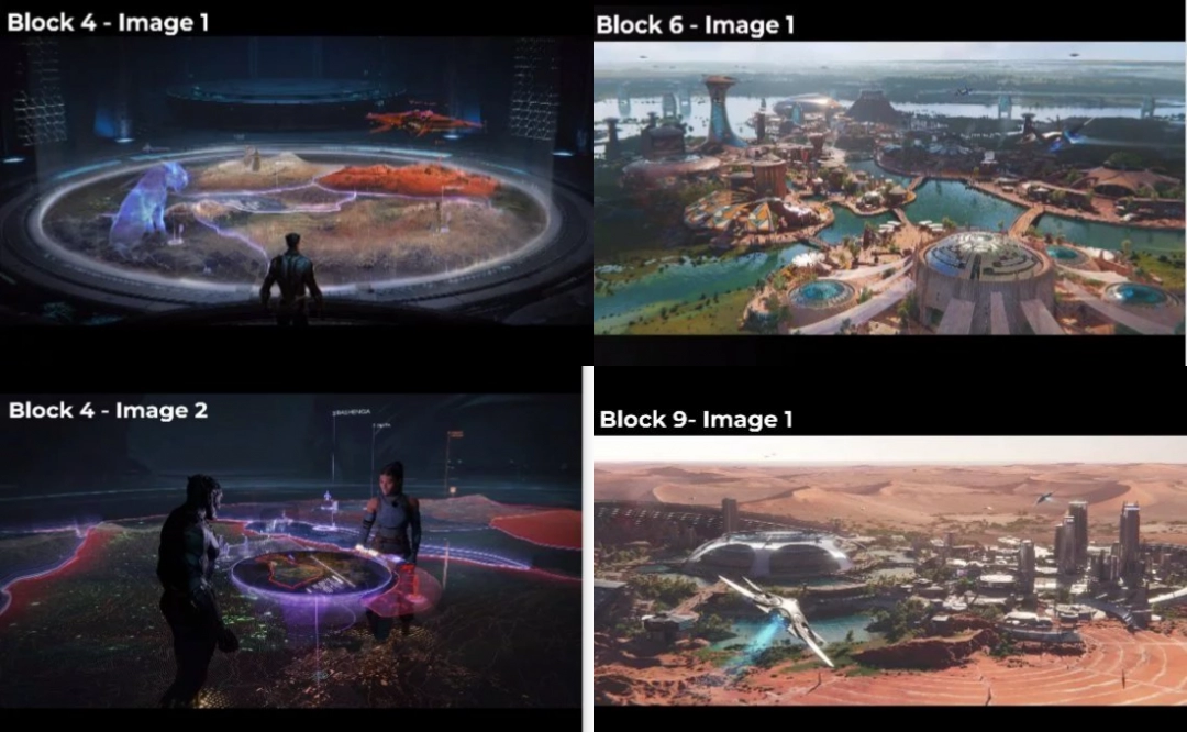 震撼揭秘：未发布的黑豹动作游戏泄露瓦坎达场景概念图，抢先一睹神秘设计！