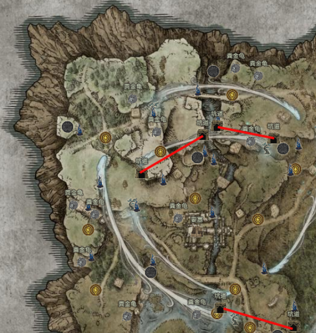 单游攻略 | 掌握艾尔登法环：黑夜君临游戏相连洞窟全解析，提升你的通关效率