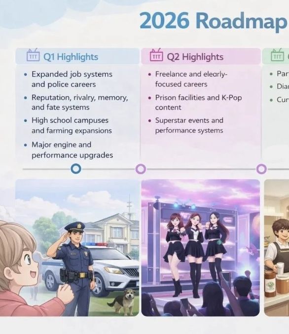 inZOI2026更新路线图惊喜曝光:大量新内容抢先看,告别旧版本,体验全新游戏乐趣! inZOI2026更新路线图惊喜曝光:大量新内容抢先看,告别旧版本,体验全新游戏乐趣!