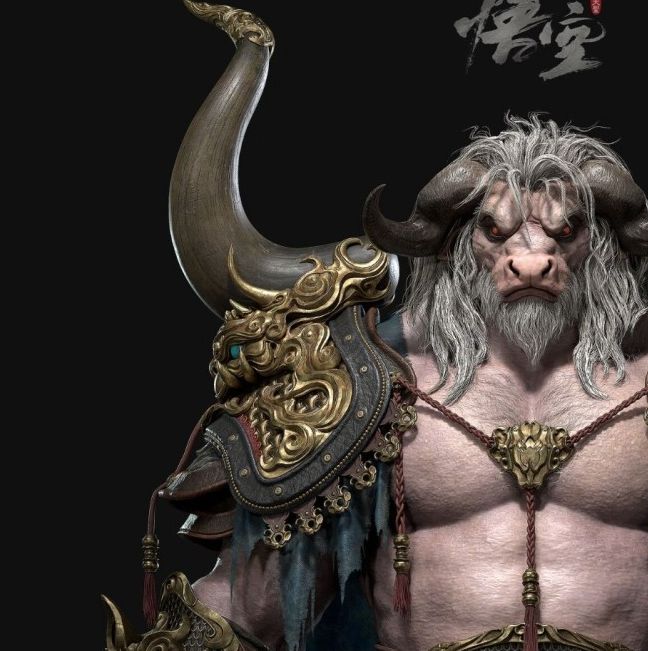 你见过黑神话：悟空中的牛魔王吗？他的同人作品有多威武霸气！