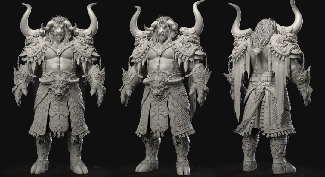 你见过黑神话：悟空中的牛魔王吗？他的同人作品有多威武霸气！