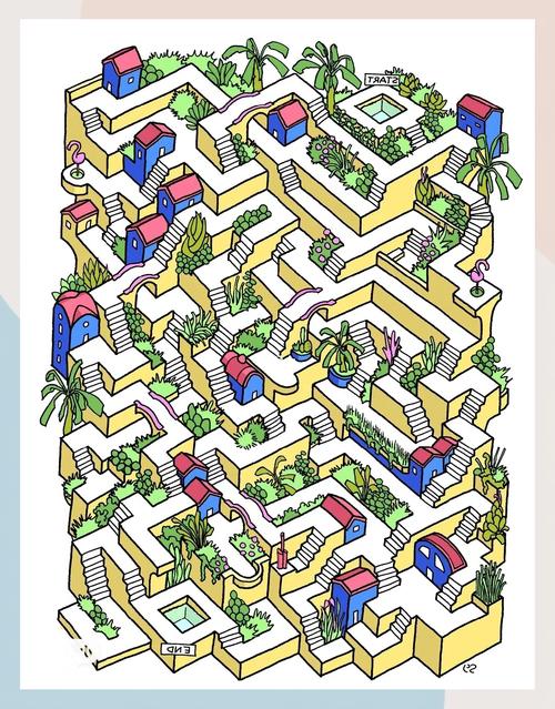 梦见迷宫象征解析预示未来挑战与机遇共存？