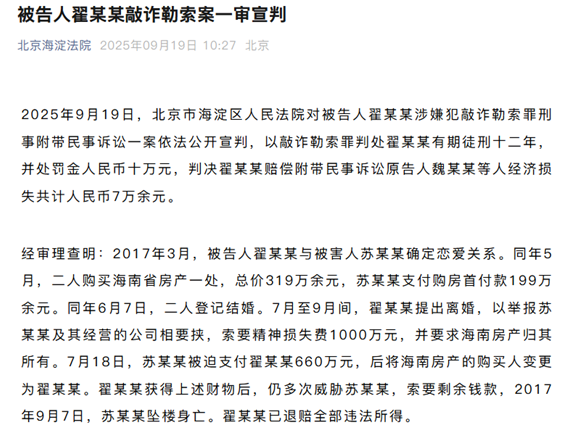 知名App创始人遭闪婚敲诈，翟欣欣为何获刑12年？内幕揭秘！