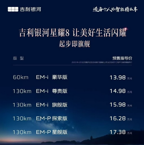 满配通风、加热、按摩功能！吉利银河星耀8首发同级唯一至臻VIP行政座椅吉利银河星耀8