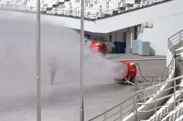 苏州主场降温机器人出大招：具备吹风、排烟、灭火三合一功能