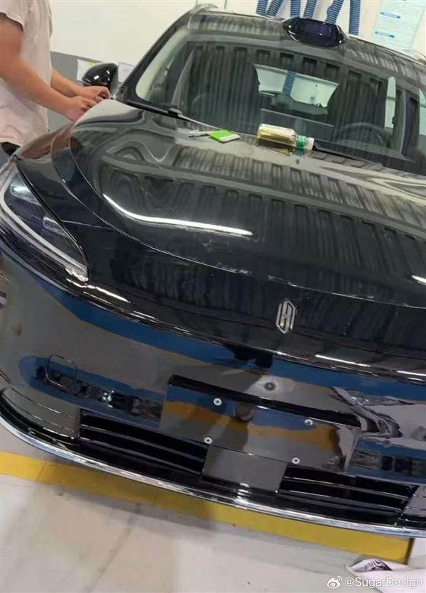 上汽华为打造 尚界H5首张实拍图流出：最亲民鸿蒙智行车来了